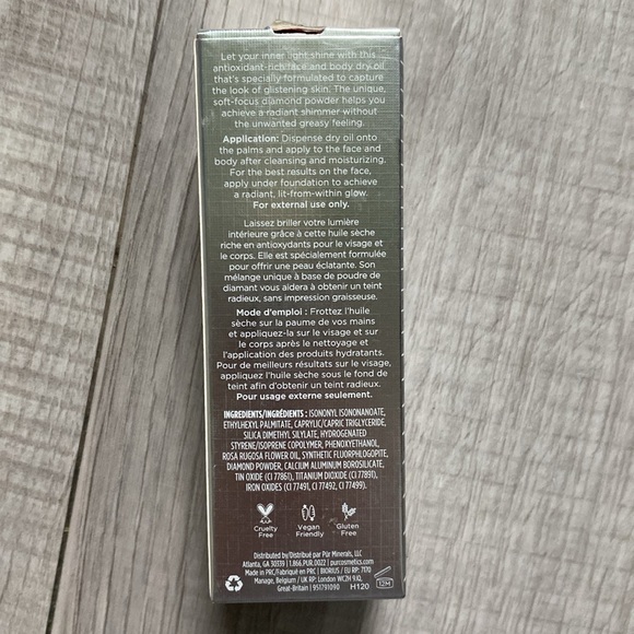 PÜR Crystal Clear Iconic Glow Illuminating Face & Body Dry Oil - Limited Edition - Picture 8 of 9